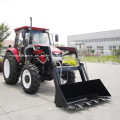 India Hot Sale Tz10d Euro Quick Hitch Type Front End Loader for 70-100HP Wheel Agricultural Farm Tractor